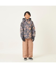 RUSTY | RUSTY/ラスティ 上下セット 迷彩 フーディ アウター 肩紐付き パンツ ズボン 男児 カモフラ キッズ スノーウェア セット スポーツウェア(その他アウター)