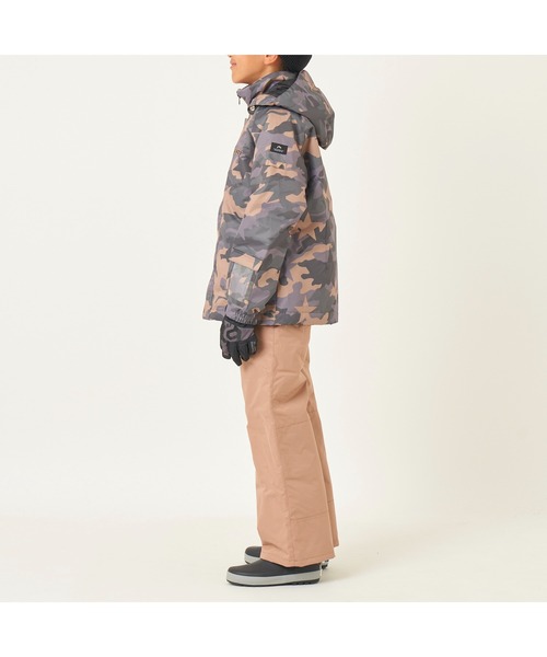RUSTY(ラスティ)の「RUSTY/ラスティ 上下セット 迷彩 フーディ アウター 肩紐付き パンツ ズボン 男児 カモフラ キッズ スノーウェア セット スポーツウェア(その他アウター・キッズ・カーキ/ホワイト・L/M/S)」の11枚目の写真
