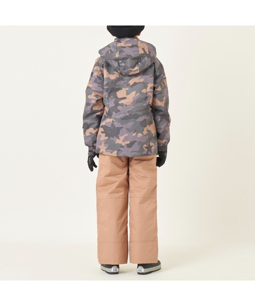 RUSTY(ラスティ)の「RUSTY/ラスティ 上下セット 迷彩 フーディ アウター 肩紐付き パンツ ズボン 男児 カモフラ キッズ スノーウェア セット スポーツウェア(その他アウター・キッズ・カーキ/ホワイト・L/M/S)」の12枚目の写真