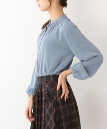 DRESKIP | 【店頭でも人気のアイテム】とろみシャ－リングブラウス(シャツ/ブラウス)