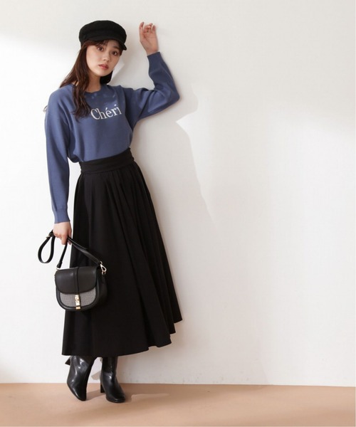 PROPORTION BODY DRESSING（プロポーションボディドレッシング）の「タフタスカート / 1212220512（スカート・レディース・ブラック/ブルー/パープル・MEDIUM/SMALL）」の4枚目の写真