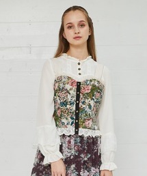 axes femme | 薔薇釦ビスチェ(その他トップス)