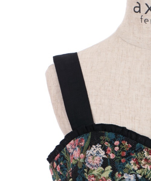 axes femme（アクシーズファム）の「薔薇釦ビスチェ（その他トップス・レディース・ブラック/ベージュ/グリーン・FREE）」の6枚目の写真