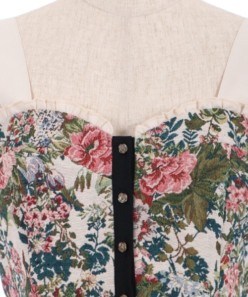 axes femme（アクシーズファム）の「薔薇釦ビスチェ（その他トップス・レディース・ブラック/ベージュ/グリーン・FREE）」の17枚目の写真