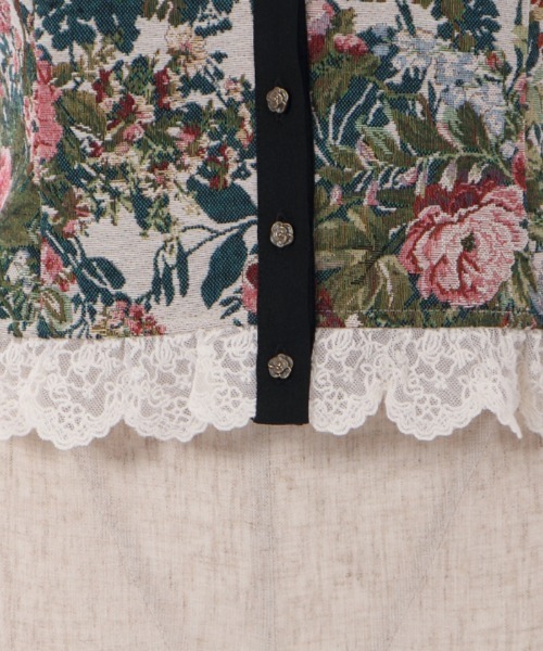 axes femme（アクシーズファム）の「薔薇釦ビスチェ（その他トップス・レディース・ブラック/ベージュ/グリーン・FREE）」の19枚目の写真