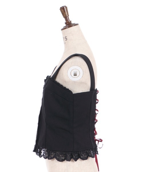 axes femme（アクシーズファム）の「薔薇釦ビスチェ（その他トップス・レディース・ブラック/ベージュ/グリーン・FREE）」の22枚目の写真