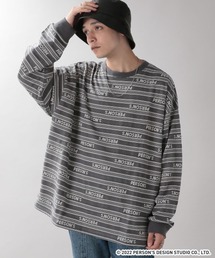 【PERSON'S】タイポボーダーロゴロンT