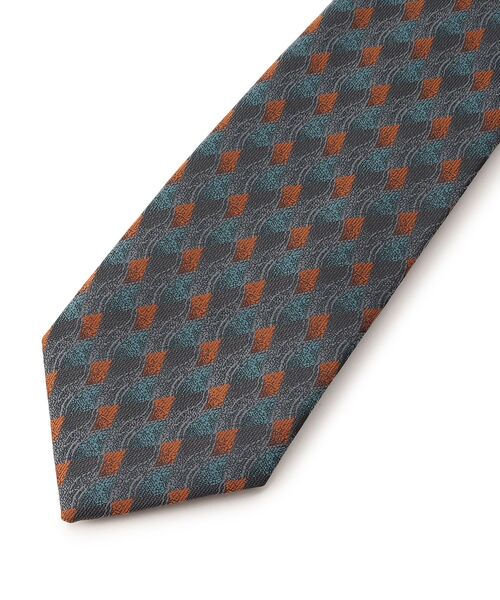 tk.TAKEO KIKUCHI(ティーケータケオキクチ)の「◆レトロパターンネクタイ(ネクタイ・メンズ・ブラック系1/ダークグリーン系1/ネイビー系/イエロー系9・00)」の6枚目の写真