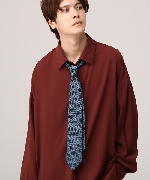 tk.TAKEO KIKUCHI(ティーケータケオキクチ)の「◆レトロパターンネクタイ(ネクタイ・メンズ・ブラック系1/ダークグリーン系1/ネイビー系/イエロー系9・00)」の16枚目の写真