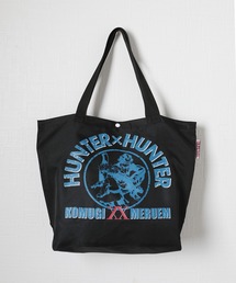 HUNTER × HUNTER hook スウェット トートバッグ HOOK（フック）の「HUNTER×HUNTER×HOOK プリント折り畳みトートバッグ