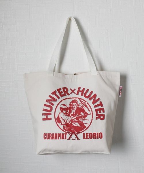 HOOK（フック）の「HUNTER×HUNTER×HOOK プリント折り畳みトートバッグ