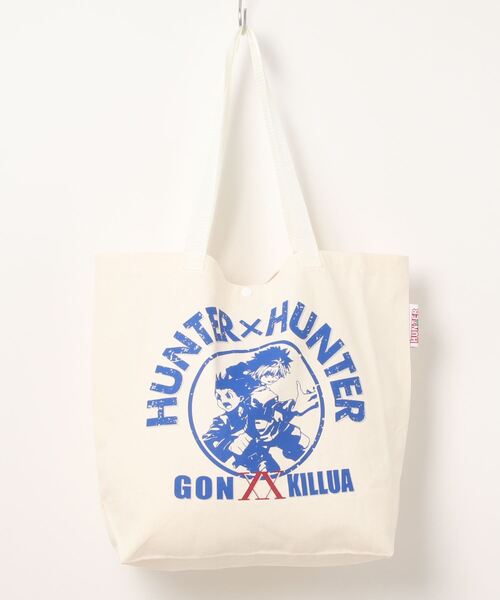 HOOK（フック）の「HUNTER×HUNTER×HOOK プリント折り畳みトートバッグ