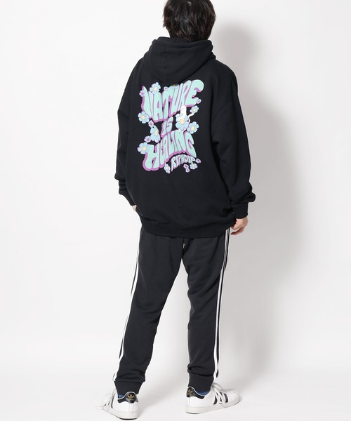 RIPNDIP（リップンディップ）の「RIPNDIP/リップンディップ NATURE IS HEALING HOODIE フーディー（パーカー・メンズ・ブラック・M/XL/L）」の2枚目の写真