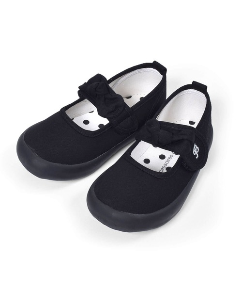 BeBe(ベベ)の「リボン 付き シューズ (13~19cm)(その他シューズ・キッズ・ネイビー/ブラック・15 /13/14/18/16/17/13.5/19)」の2枚目の写真