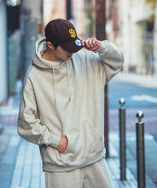 improves(インプローブス)の「【improves】13.4オンス ヘビーウエイト 裏起毛 プルオーバーパーカー(パーカー・メンズ・ブラック/オートミール・MEDIUM/LARGE/X-LARGE)」の6枚目の写真