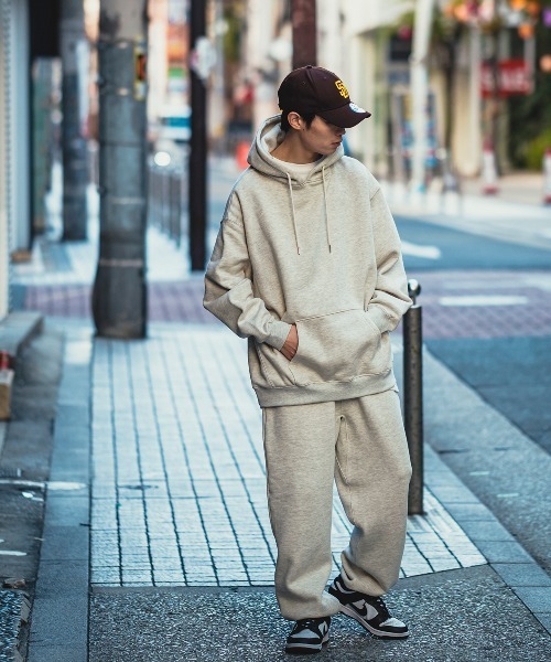 improves(インプローブス)の「【improves】13.4オンス ヘビーウエイト 裏起毛 プルオーバーパーカー(パーカー・メンズ・ブラック/オートミール・MEDIUM/LARGE/X-LARGE)」の7枚目の写真