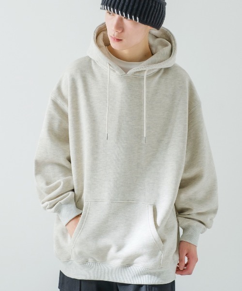 improves(インプローブス)の「【improves】13.4オンス ヘビーウエイト 裏起毛 プルオーバーパーカー(パーカー・メンズ・ブラック/オートミール・MEDIUM/LARGE/X-LARGE)」の11枚目の写真