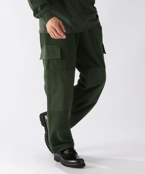 niko and（ニコアンド）の「[CITY CREEK]フリースカーゴパンツ