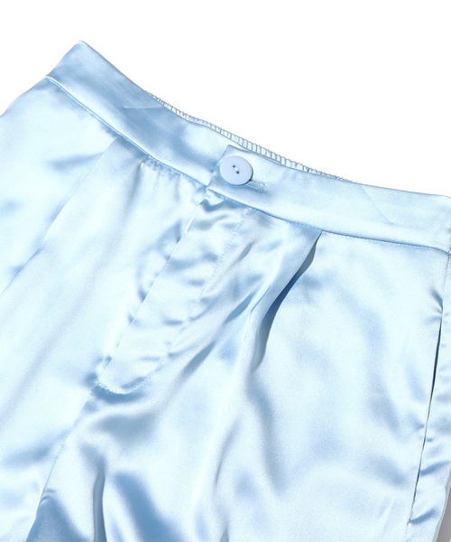 atmos pink(アトモスピンク)の「atmos pink サテンカラーパンツ / アトモスピンク サテンカラーパンツ(その他パンツ・レディース・ブラック/サックスブルー/カーキ・S/M)」の9枚目の写真