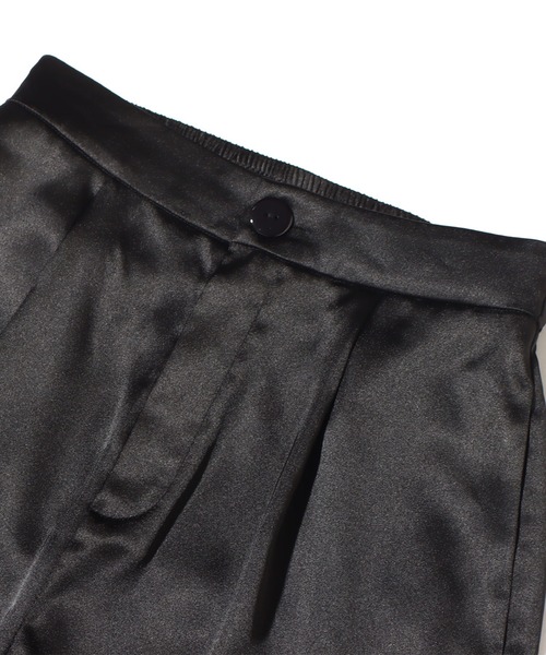 atmos pink(アトモスピンク)の「atmos pink サテンカラーパンツ / アトモスピンク サテンカラーパンツ(その他パンツ・レディース・ブラック/サックスブルー/カーキ・S/M)」の17枚目の写真