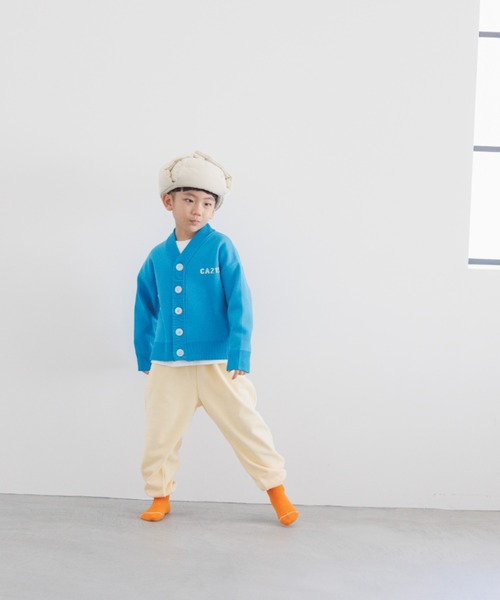 LOWRYS FARM（ローリーズファーム）の「ロゴジャガードカーディガン　166621（カーディガン/ボレロ・キッズ・オレンジ/ブルー/ブラック・110cm/120cm/130cm/140cm/150cm）」の17枚目の写真