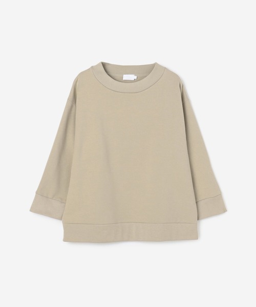 handvaerk(ハンドバーク)の「handvaerk | ボトルネック スウェットプルオーバー WOMEN(スウェット・レディース・ブラック/ダークグレー/グレイッシュベージュ・SMALL)」の3枚目の写真