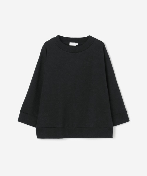 handvaerk(ハンドバーク)の「handvaerk | ボトルネック スウェットプルオーバー WOMEN(スウェット・レディース・ブラック/ダークグレー/グレイッシュベージュ・SMALL)」の2枚目の写真