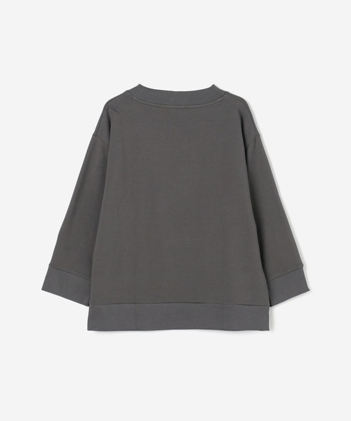handvaerk(ハンドバーク)の「handvaerk | ボトルネック スウェットプルオーバー WOMEN(スウェット・レディース・ブラック/ダークグレー/グレイッシュベージュ・SMALL)」の10枚目の写真