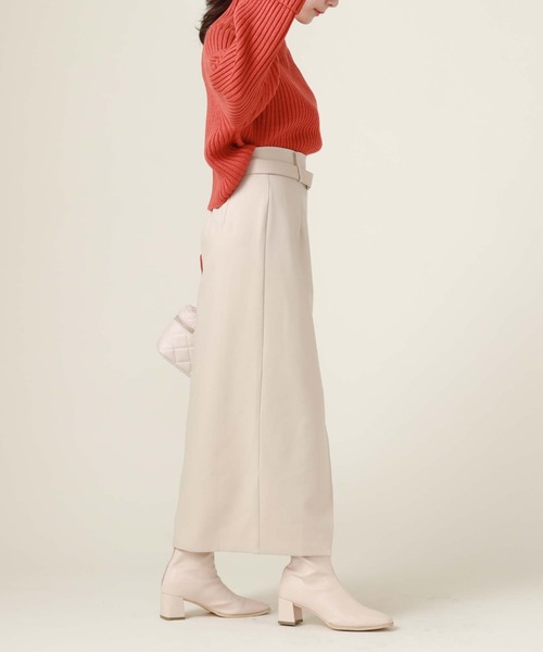 archives（アルシーヴ）の「アシメレイヤードスカート（スカート・レディース・ブラック/モカ/ベージュ・MEDIUM）」の4枚目の写真