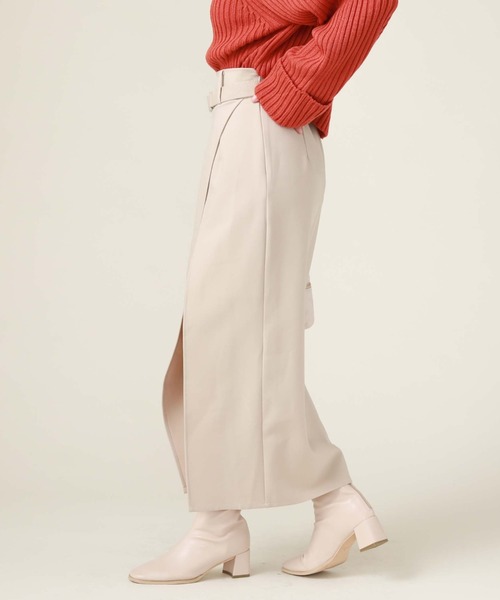 archives（アルシーヴ）の「アシメレイヤードスカート（スカート・レディース・ブラック/モカ/ベージュ・MEDIUM）」の20枚目の写真