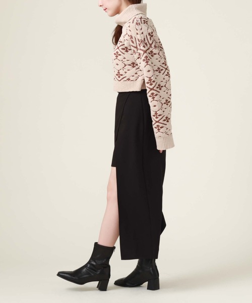 archives（アルシーヴ）の「アシメレイヤードスカート（スカート・レディース・ブラック/モカ/ベージュ・MEDIUM）」の21枚目の写真