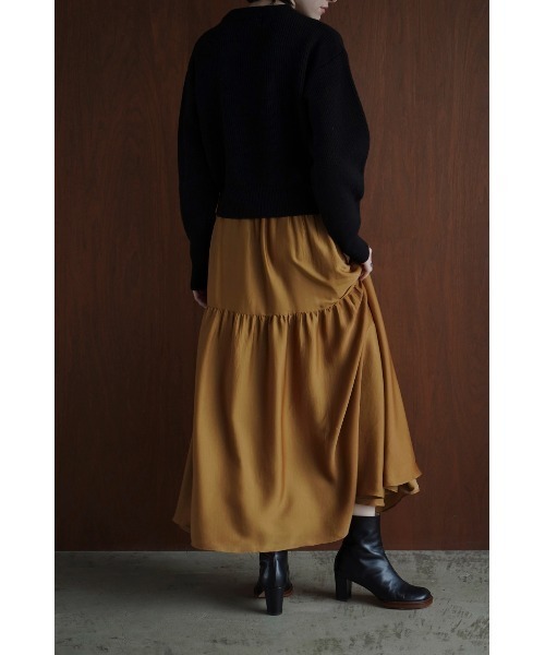 CLANE クラネ TIERED BACK LONG SKIRT スカート 美品 CLANE（クラネ）の「TIERED BACK LONG SKIRT（スカート）」 - WEAR