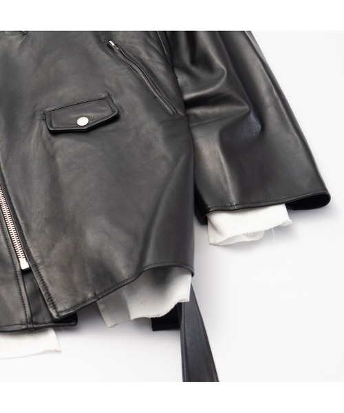 L.H.P（エルエイチピー）の「wizzard/ウィザード/OS RIDERS JACKET LEATHER（ライダースジャケット・メンズ・ブラック・1/2/3）」の8枚目の写真