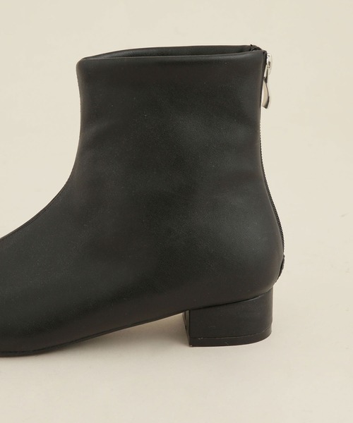 NANO universe（ナノユニバース）の「LB.04/ストレッチショートブーツ（ブーツ・レディース・ベージュ/ブラック・36/37/38）」の6枚目の写真