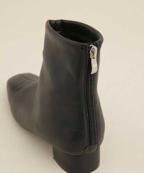 NANO universe（ナノユニバース）の「LB.04/ストレッチショートブーツ（ブーツ・レディース・ベージュ/ブラック・36/37/38）」の7枚目の写真