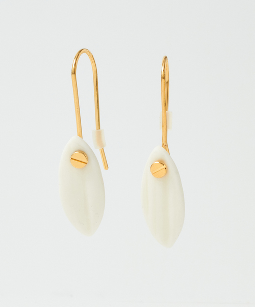 collex（コレックス）の「【Vesna Garic/ヴェスナガリック】 ヴィッシーピアスⅱ（ピアス（両耳用）・レディース・ホワイト/グリーン・フリー）」の16枚目の写真