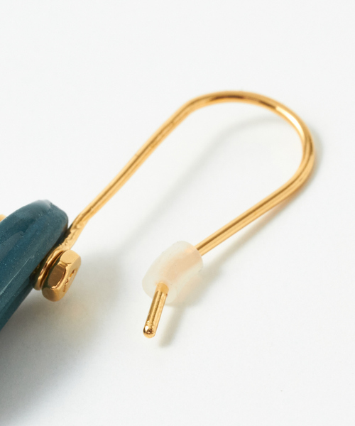 collex（コレックス）の「【Vesna Garic/ヴェスナガリック】 ヴィッシーピアスⅱ（ピアス（両耳用）・レディース・ホワイト/グリーン・フリー）」の21枚目の写真