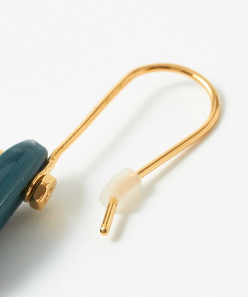 collex（コレックス）の「【Vesna Garic/ヴェスナガリック】 ヴィッシーピアスⅱ（ピアス（両耳用）・レディース・ホワイト/グリーン・フリー）」の11枚目の写真