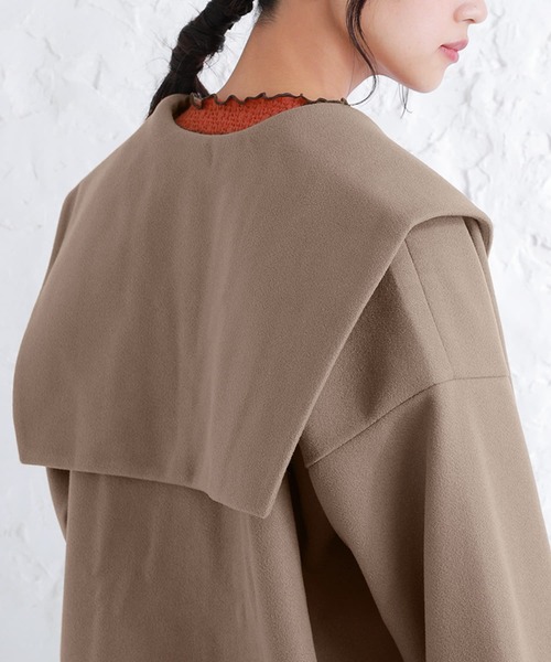 完売品】【Abor】セーラーカラー2way オーバージャケット