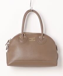 【YOUNG&OLSEN】EMBOSSED LEATHER ZIP BOAT BAG S