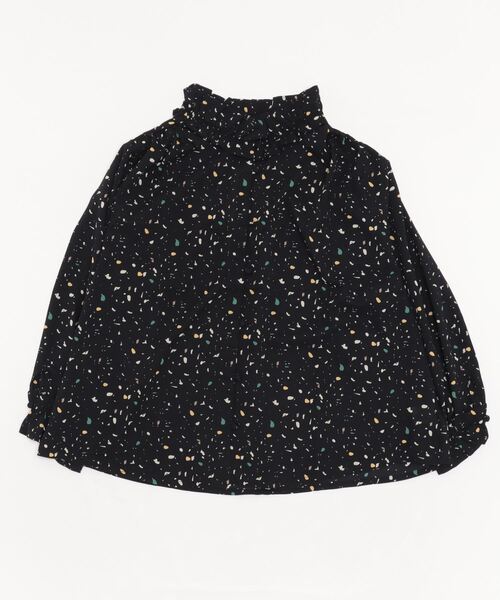 sandy（サンディー）の「【sandy】プリントフリルブラウス（シャツ/ブラウス・レディース・ベージュ/ブラウン/ブラック・FREE）」の2枚目の写真