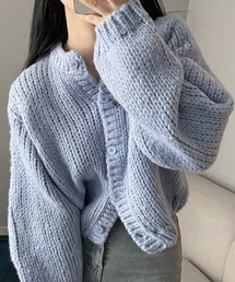 HALEY PESCA | HALEY PESCA/ボリューム クロップド 無地カーディガン(カーディガン/ボレロ)