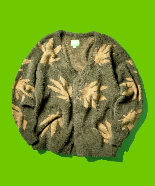 HUF(ハフ)の「HUF PLANTLIFE CARDIGAN / HUF カーディガン(カーディガン/ボレロ・メンズ・オリーブ・SMALL/MEDIUM/X-LARGE/XX-LARGE/LARGE)」の8枚目の写真