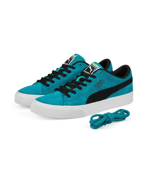 未使用★PUMA★プーマ★2024年★9.0型★軽量★カート(BLUE) セール】PUMA プーマ ユニセックス スウェード スケート ニトロ