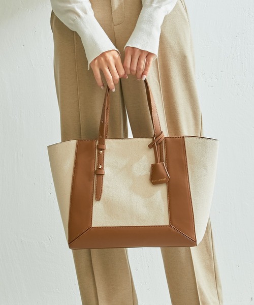 PAPILLONNER（パピヨネ）の「【OT】ベルトハンドルトート/PAPILLONNER/パピヨネ（トートバッグ・レディース・ブラウン/ブラック・FREE）」の5枚目の写真