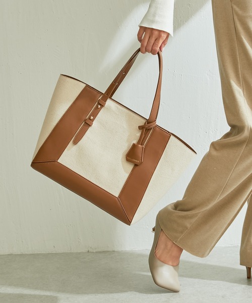 PAPILLONNER（パピヨネ）の「【OT】ベルトハンドルトート/PAPILLONNER/パピヨネ（トートバッグ・レディース・ブラウン/ブラック・FREE）」の9枚目の写真