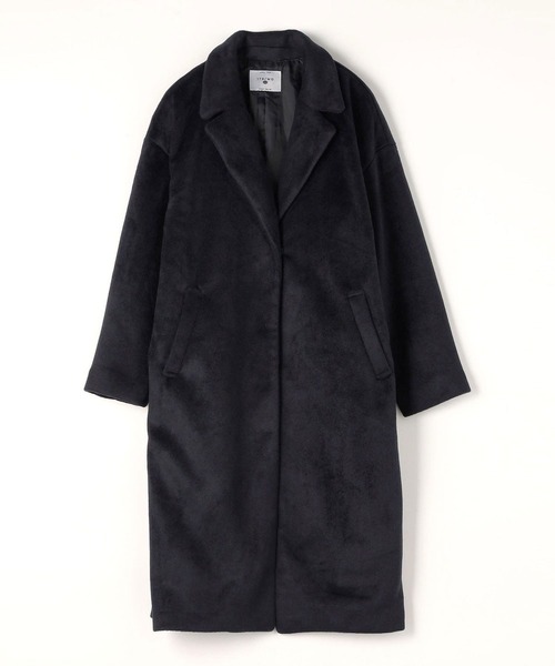 179/WG(イチナナキュウダブルジー)の「モッサ風ダブルフェイス テーラードコート(チェスターコート・レディース・グレー/ブラウン/ネイビー・MEDIUM)」の6枚目の写真