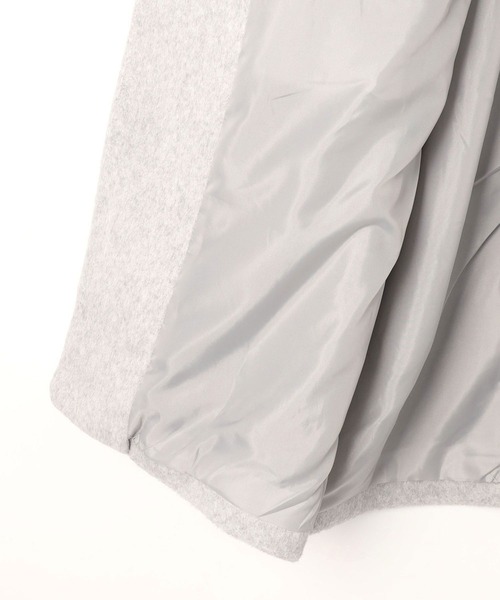 179/WG(イチナナキュウダブルジー)の「モッサ風ダブルフェイス テーラードコート(チェスターコート・レディース・グレー/ブラウン/ネイビー・MEDIUM)」の12枚目の写真