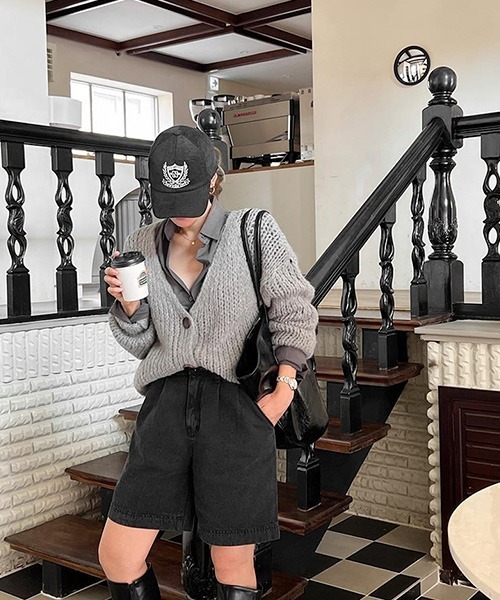 NANING9（ナンニング）の「NANING9 NEW YORK CITYコーデュロイキャップ（キャップ・レディース・ベージュ/ブラック・FREE）」の13枚目の写真