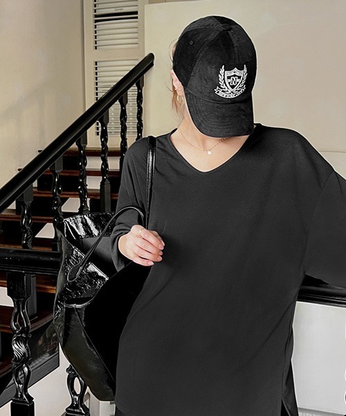 NANING9（ナンニング）の「NANING9 NEW YORK CITYコーデュロイキャップ（キャップ・レディース・ベージュ/ブラック・FREE）」の14枚目の写真